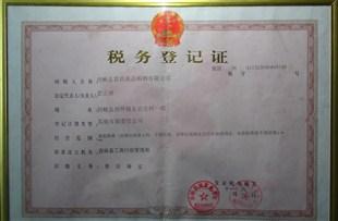 稅務登記證正本